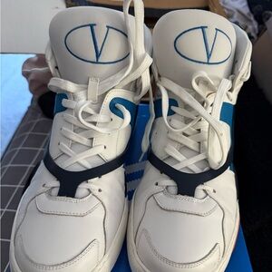 Valentino Garavani Cream Fabric Bag